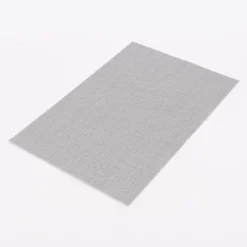 Platzset eckig silberfarbig Polyester 30x45cm