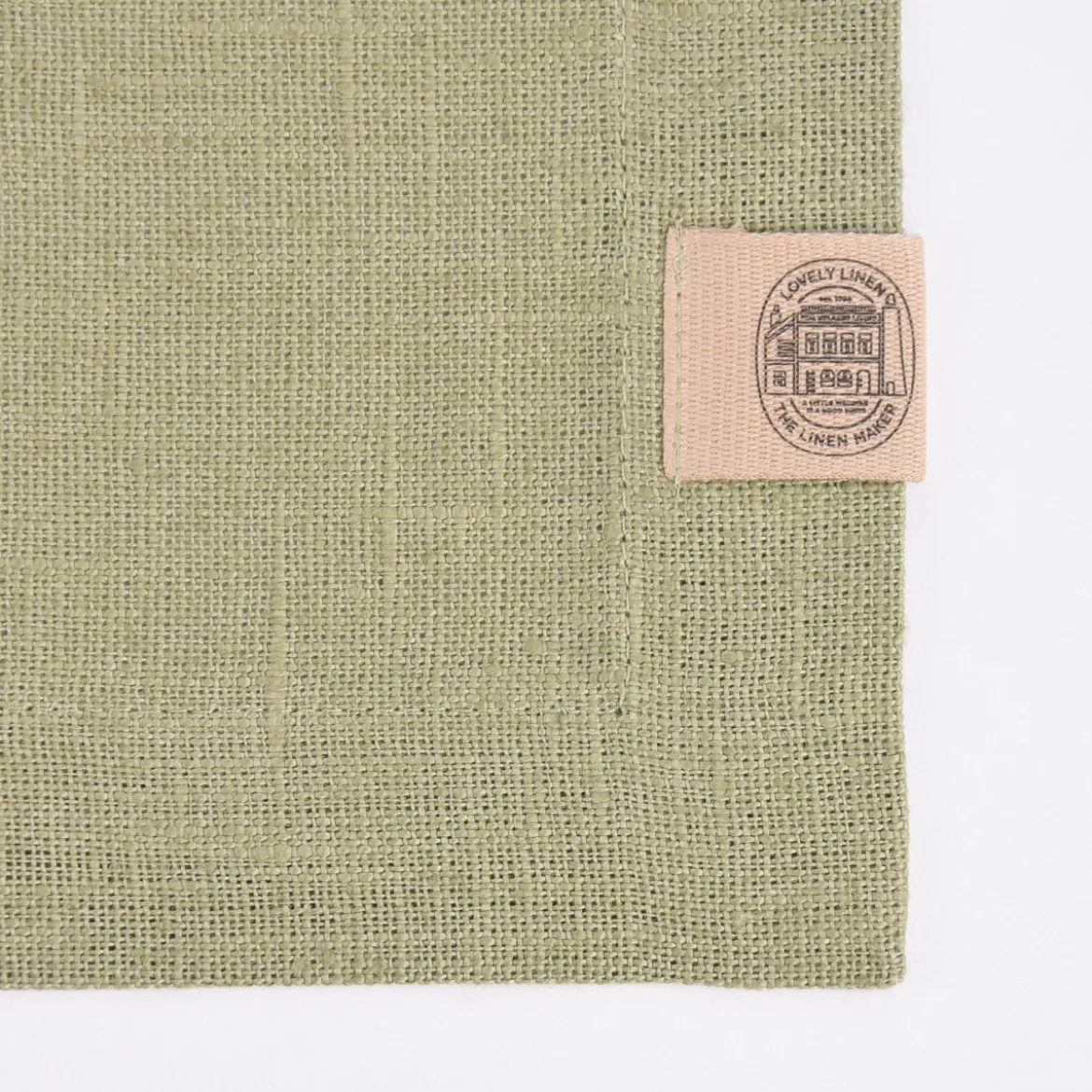 Platzset Erik aus 100% Leinen 1-lagig 40x50cm salbeigrün