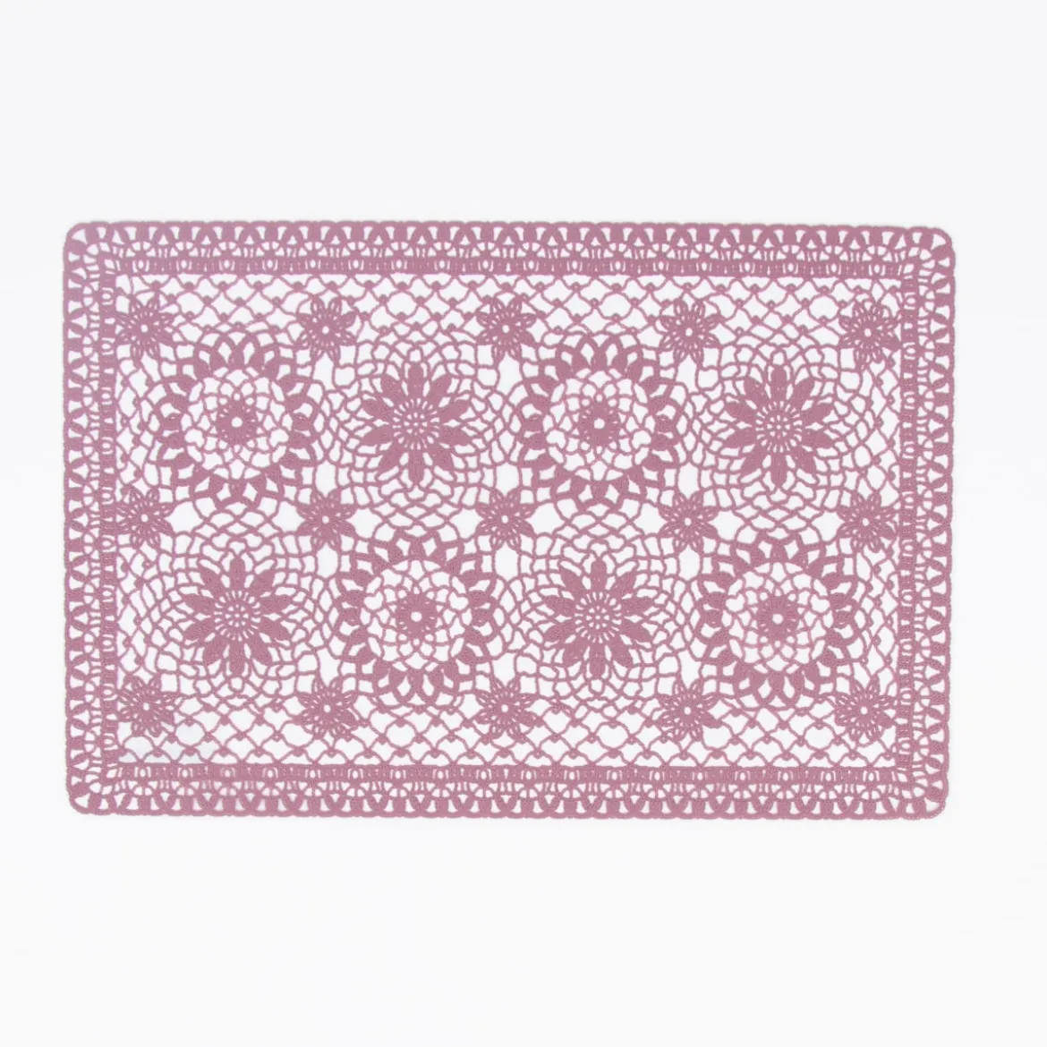 Platzset Häkel Floral beere 30x45cm