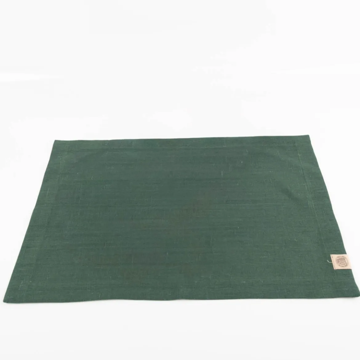 Platzset Leinen Erik 40x50cm grün Hochwertiges Tischset aus Naturfaser