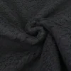 Plüsch Lamm Teddy Krimmer Stoff schwarz