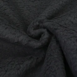 Plüsch Lamm Teddy Krimmer Stoff schwarz