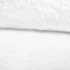 Plüschstoff Kunstfell weiß Kurzhaar 140cm Stoffbreite