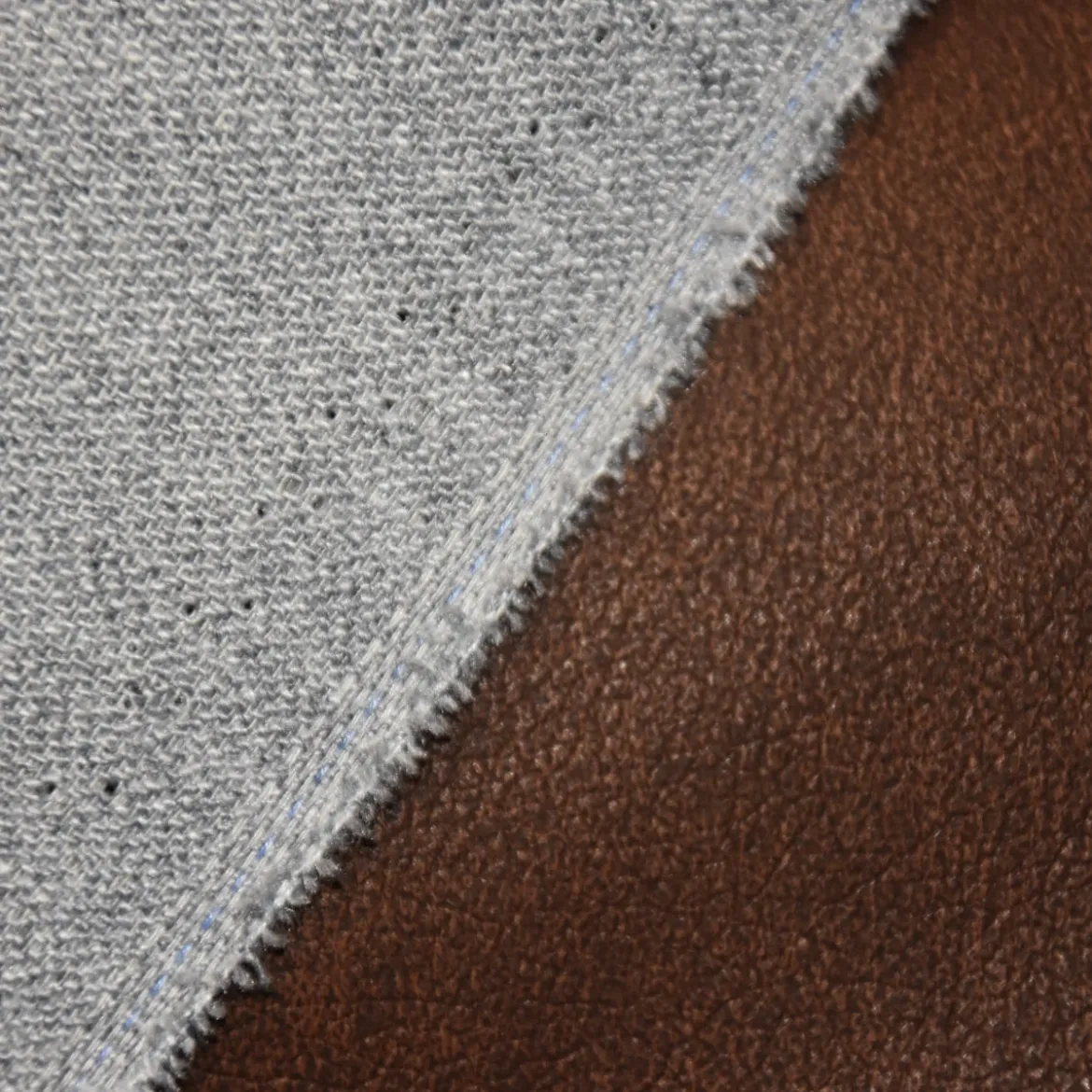 Polsterkunstleder Bezugsstoff Polsterstoff Kunstleder Dust Meterware braun