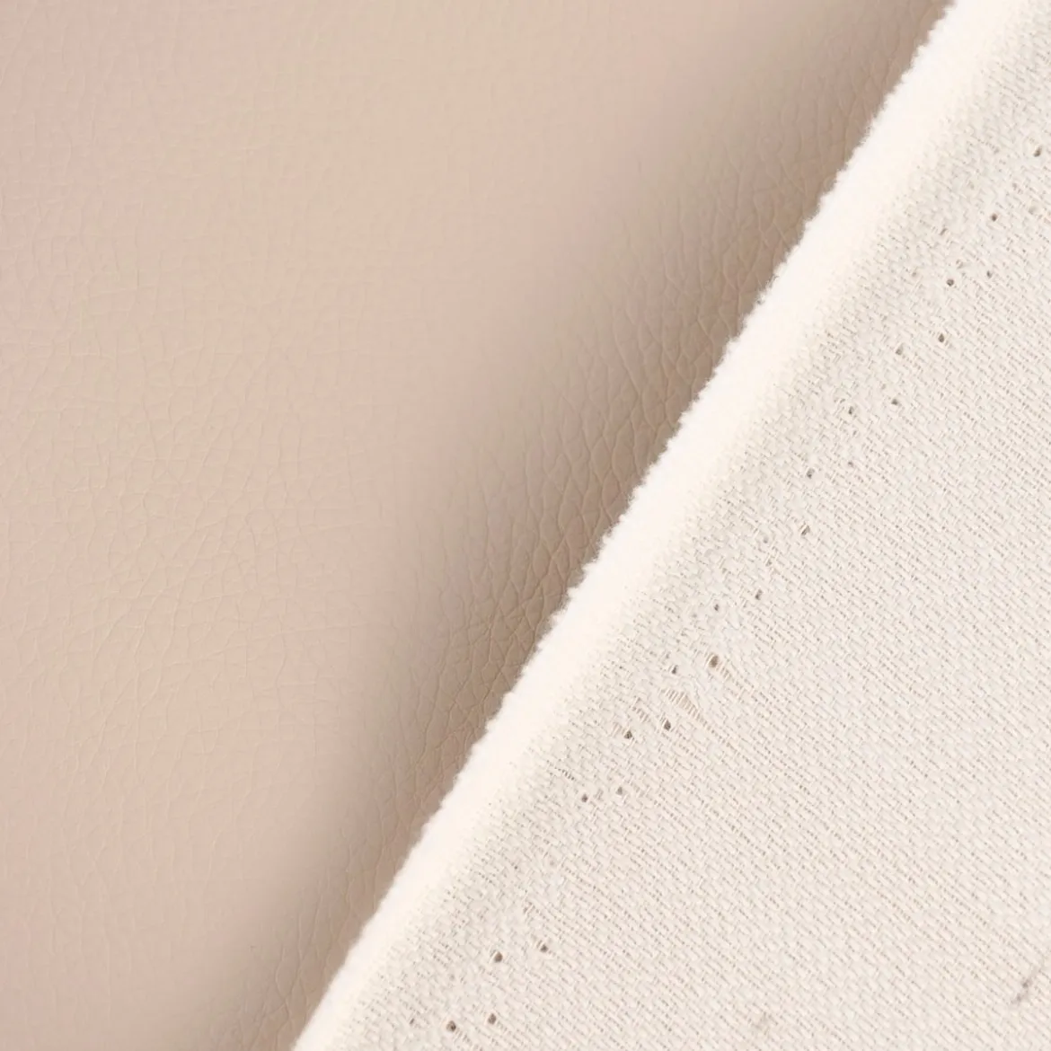 Polsterkunstleder Bezugsstoff Polsterstoff Kunstleder Kaiman Meterware hellbeige 145cm