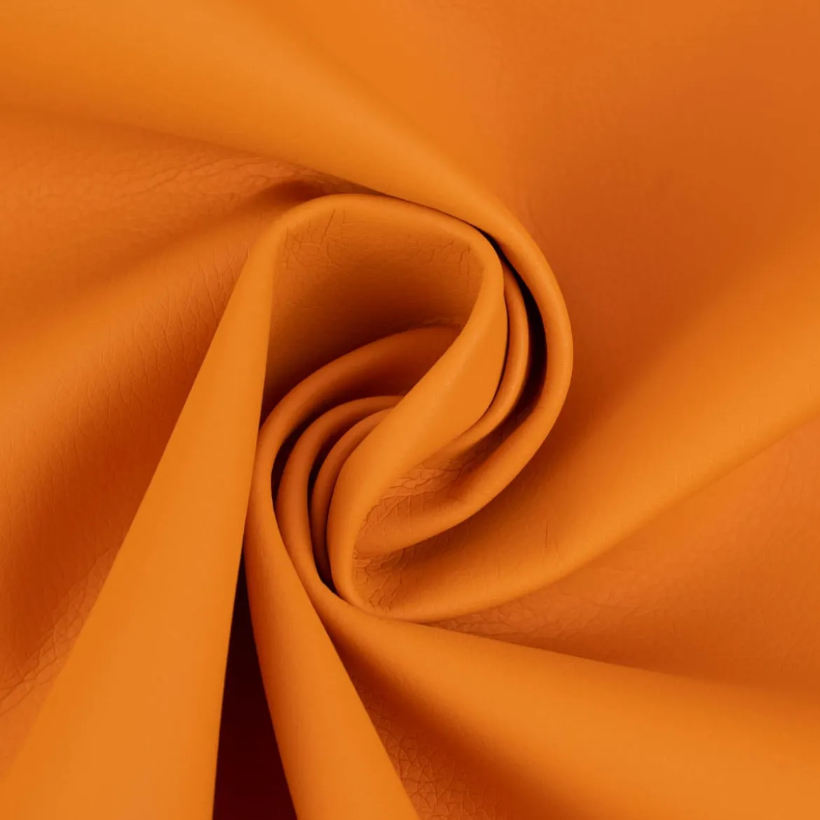 Polsterkunstleder Bezugsstoff Polsterstoff Kunstleder Kaiman Meterware hellorange 145cm