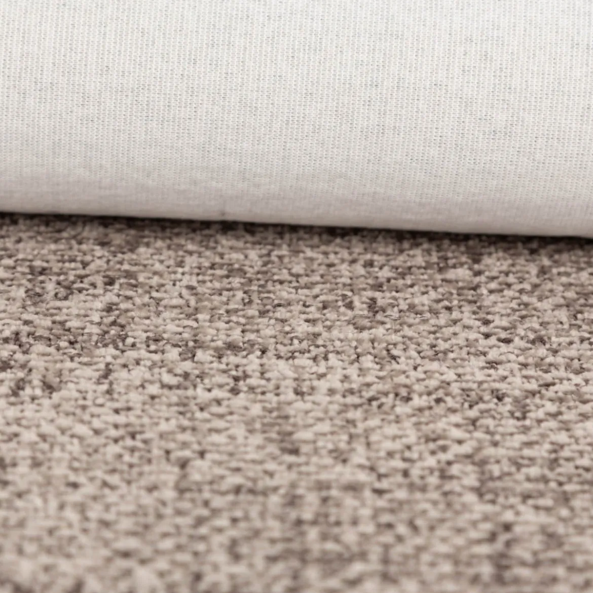 Polsterstoff Chenille mit Fleckschutz easy clean Struktur meliert grau 1,45m Breite