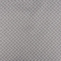 Polsterstoff Dekostoff Jacquard Flachgewebe Alba Chevron schwarz wollweiß 1,40m Breite