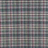 Polsterstoff Dekostoff Jacquard Flachgewebe Victoria Karo grau türkis pink 1,40m Breite