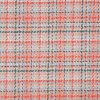Polsterstoff Dekostoff Jacquard Flachgewebe Victoria Karo rosa türkis 1,40m Breite