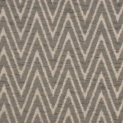 Polsterstoff Dekostoff Jacquard Flachgewebe Mira Chevron hellgrau beige 1,40m Breite
