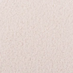 Polsterstoff Dekostoff Wolloptik Wool Deluxe Boucle-Optik Teddy wollweiß 1,40m Breite