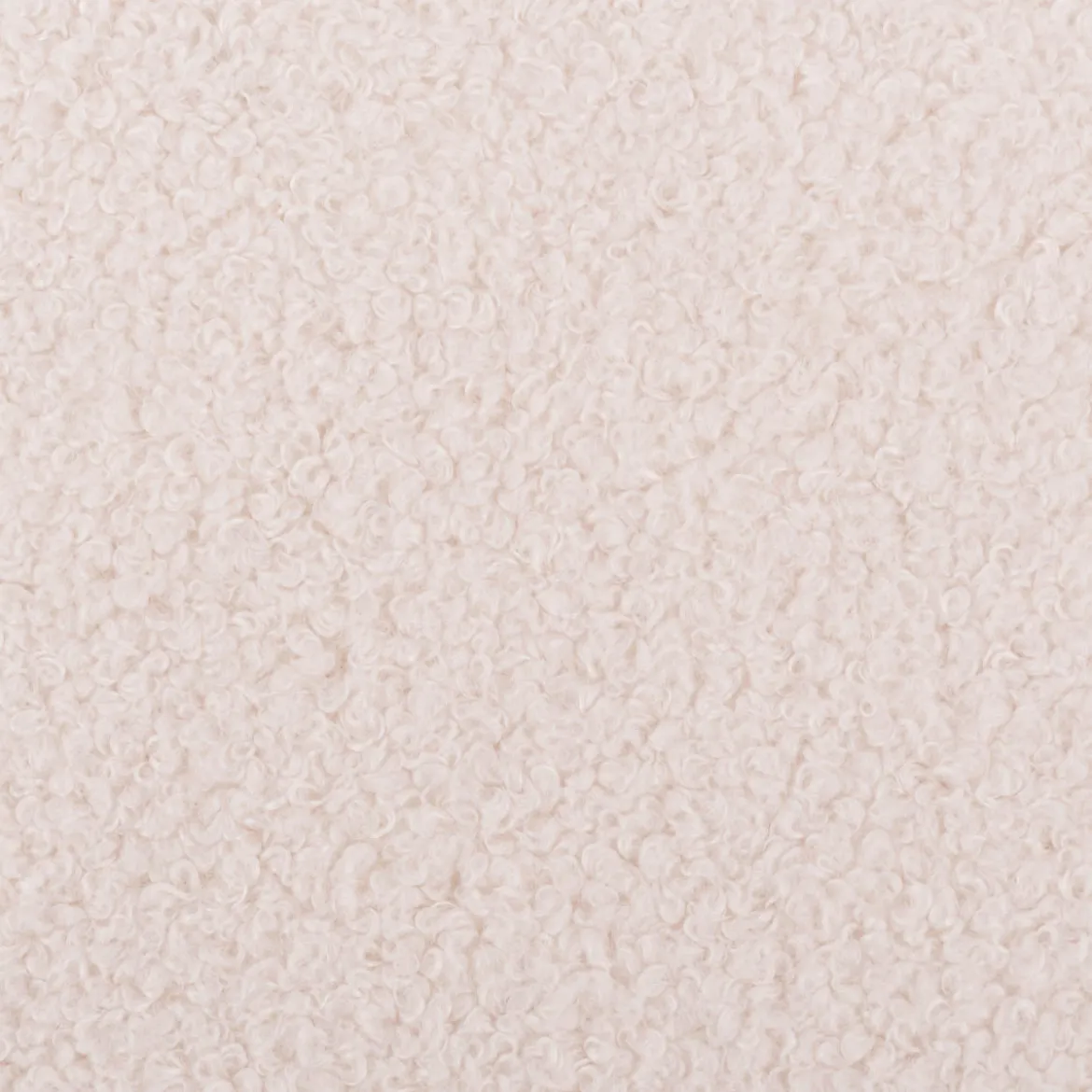 Polsterstoff Dekostoff Wolloptik Wool Deluxe Boucle-Optik Teddy wollweiß 1,40m Breite