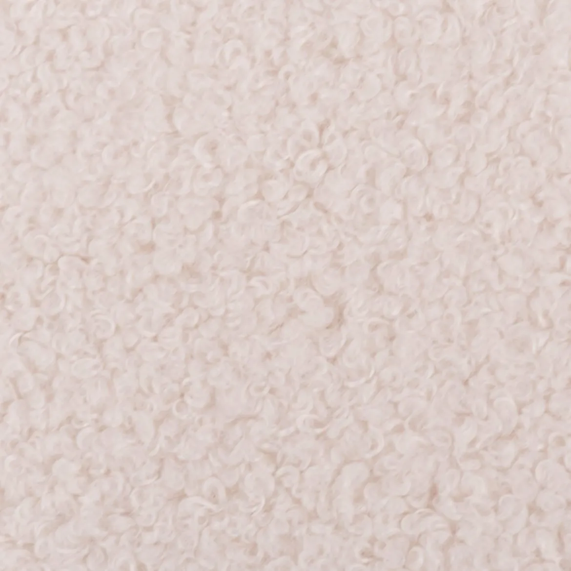 Polsterstoff Dekostoff Wolloptik Wool Deluxe Boucle-Optik Teddy wollweiß 1,40m Breite