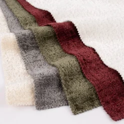 Polsterstoff Dekostoff Wärmevorhangstoff Akustik Soft Teddy Deluxe terrakotta 1,45m Breite
