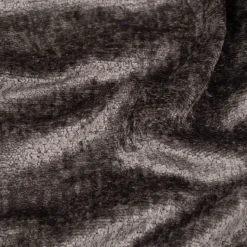 Polsterstoff Dekostoff Wärmevorhangstoff Akustik Soft Teddy Deluxe grau 1,45m Breite