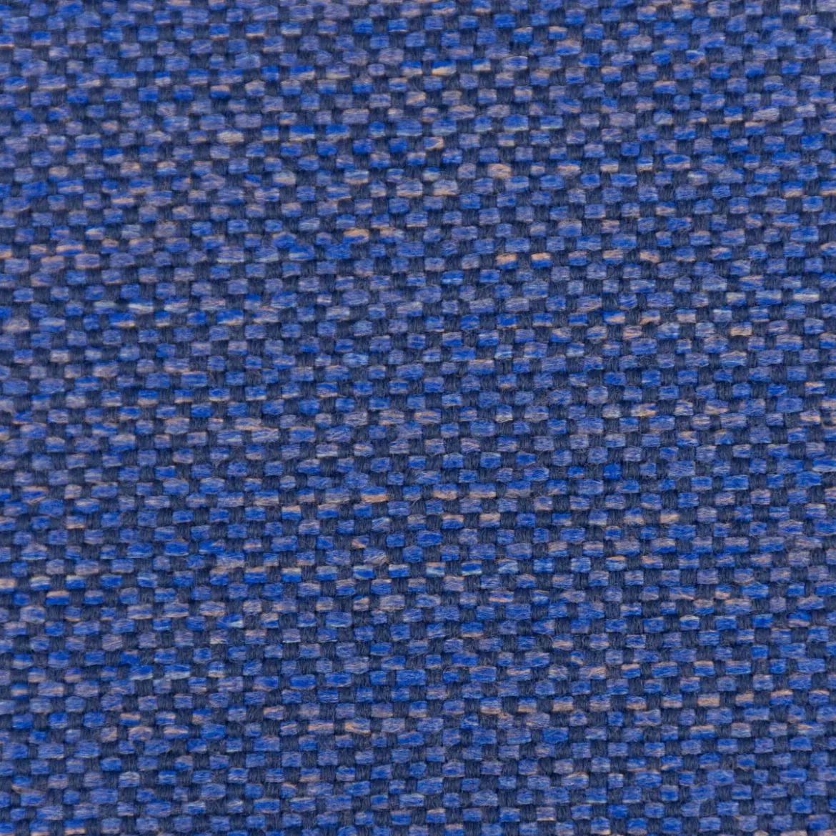 Polsterstoff Flachgewebe Dobby Trento uni meliert blau1,40m Breite