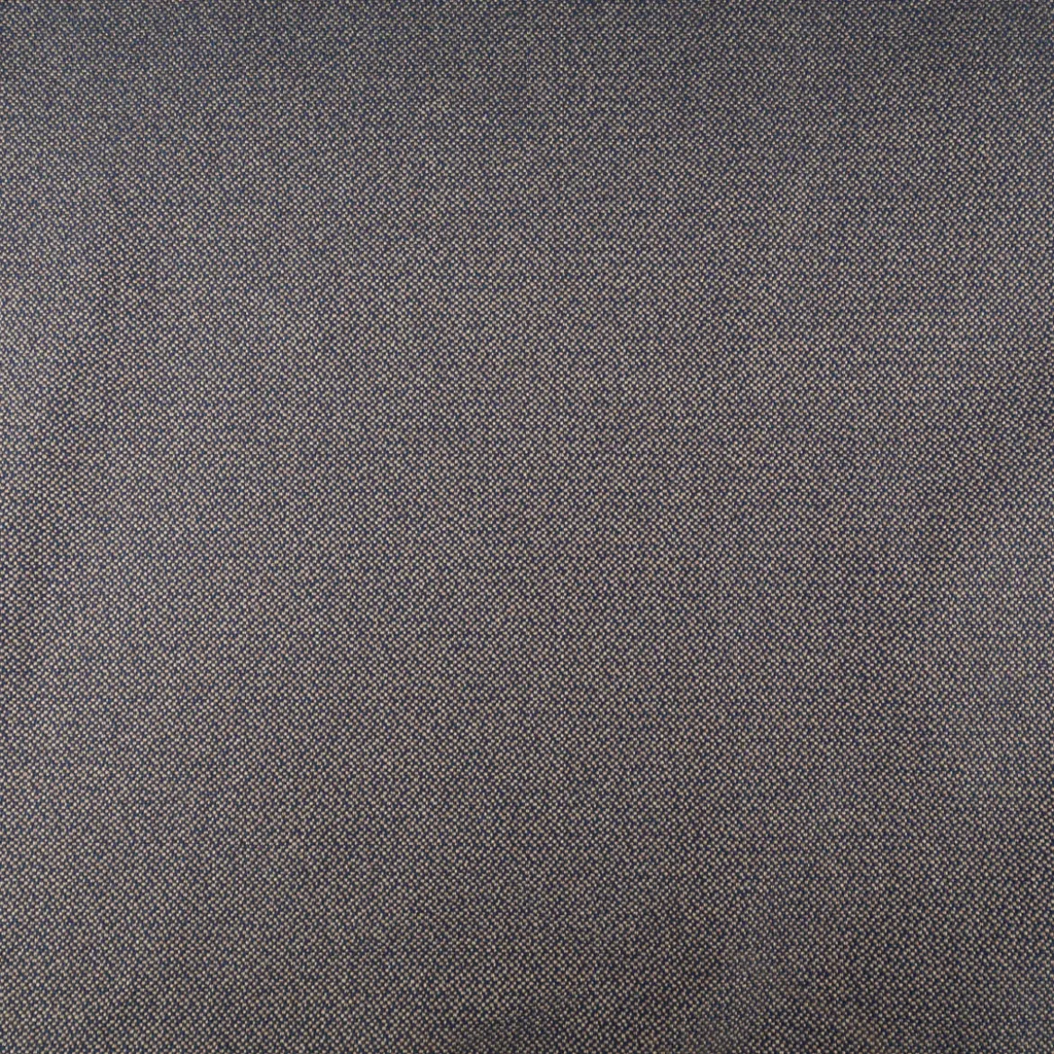 Polsterstoff Flachgewebe Dobby Trento uni meliert blau sand 1,40m Breite