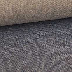 Polsterstoff Flachgewebe Dobby Trento uni meliert blau sand 1,40m Breite