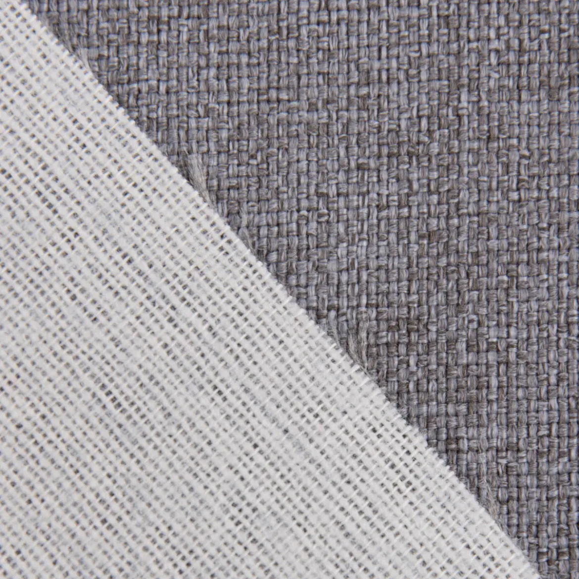 Polsterstoff LUXURY mit Fleckschutz silbergrau meliert 1,40m Breite