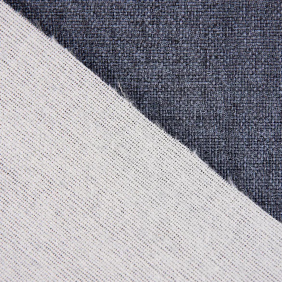 Polsterstoff LUXURY mit Fleckschutz schattenblau meliert 1,40m Breite