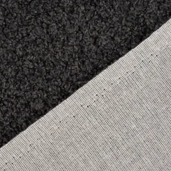 Polsterstoff Möbelstoff Bezugsstoff Adam Woll-Boucle-Optik wasserabweisend grau 1,43m Breite