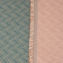 Polsterstoff Möbelstoff Dekostoff Jacquard Flachgewebe Alba Chevron mintgrün 1,40m Breite