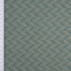 Polsterstoff Möbelstoff Dekostoff Jacquard Flachgewebe Alba Chevron mintgrün 1,40m Breite