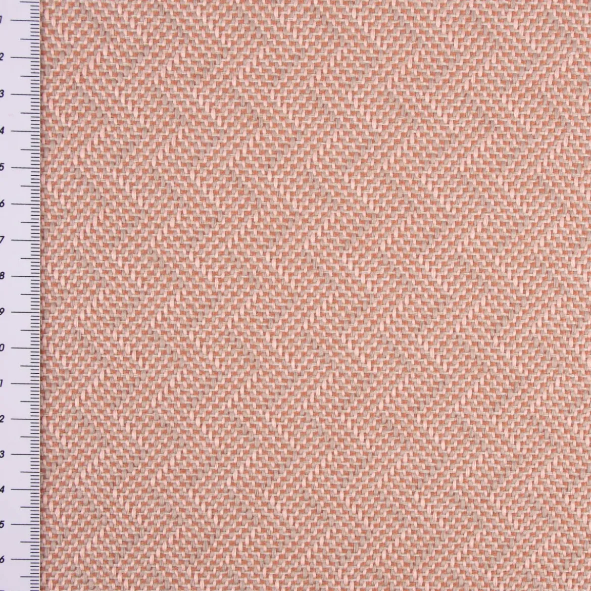 Polsterstoff Möbelstoff Dekostoff Jacquard Flachgewebe Alba Chevron rosa 1,40m Breite