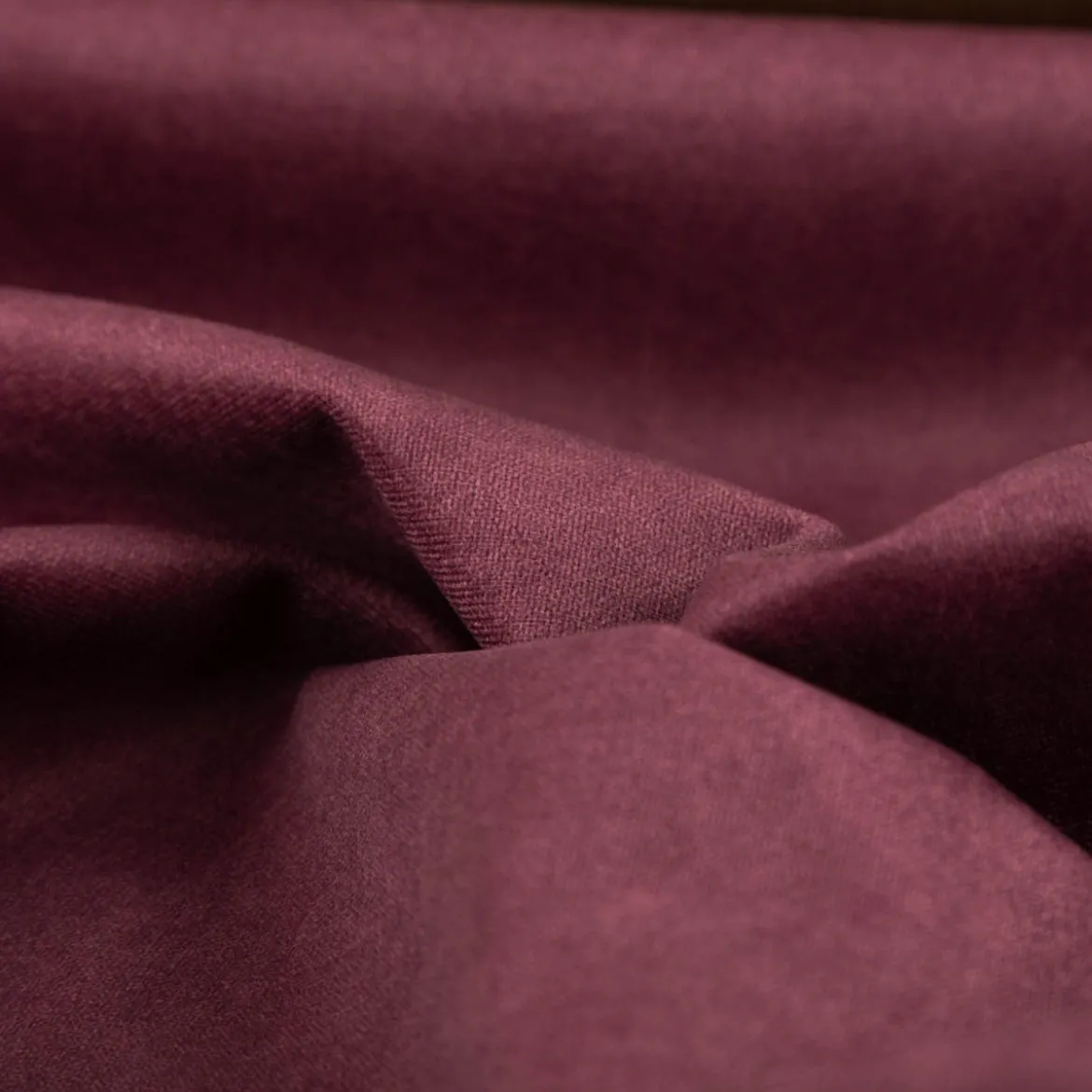 Polsterstoff Mikrofaser-Samt Fleckschutz Easy Clean Vena uni aubergine 1,45m Breite