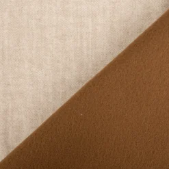 Polsterstoff Mikrofaser Velvet meliert beige 1,45m Breite