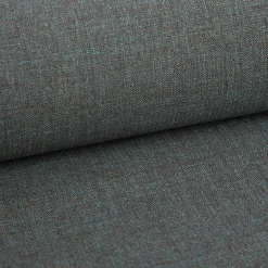 Polsterstoff Outdoorstoff Olefina mit Fleckschutz uni Struktur braun türkis 1,45m Breite