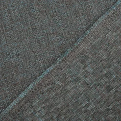 Polsterstoff Outdoorstoff Olefina mit Fleckschutz uni Struktur braun türkis 1,45m Breite