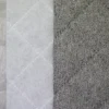 Polsterstoff QUATTRO Filzoptik gesteppt grau 1,40m Breite