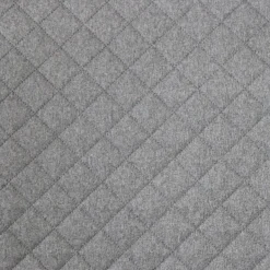 Polsterstoff QUATTRO Filzoptik gesteppt grau 1,40m Breite