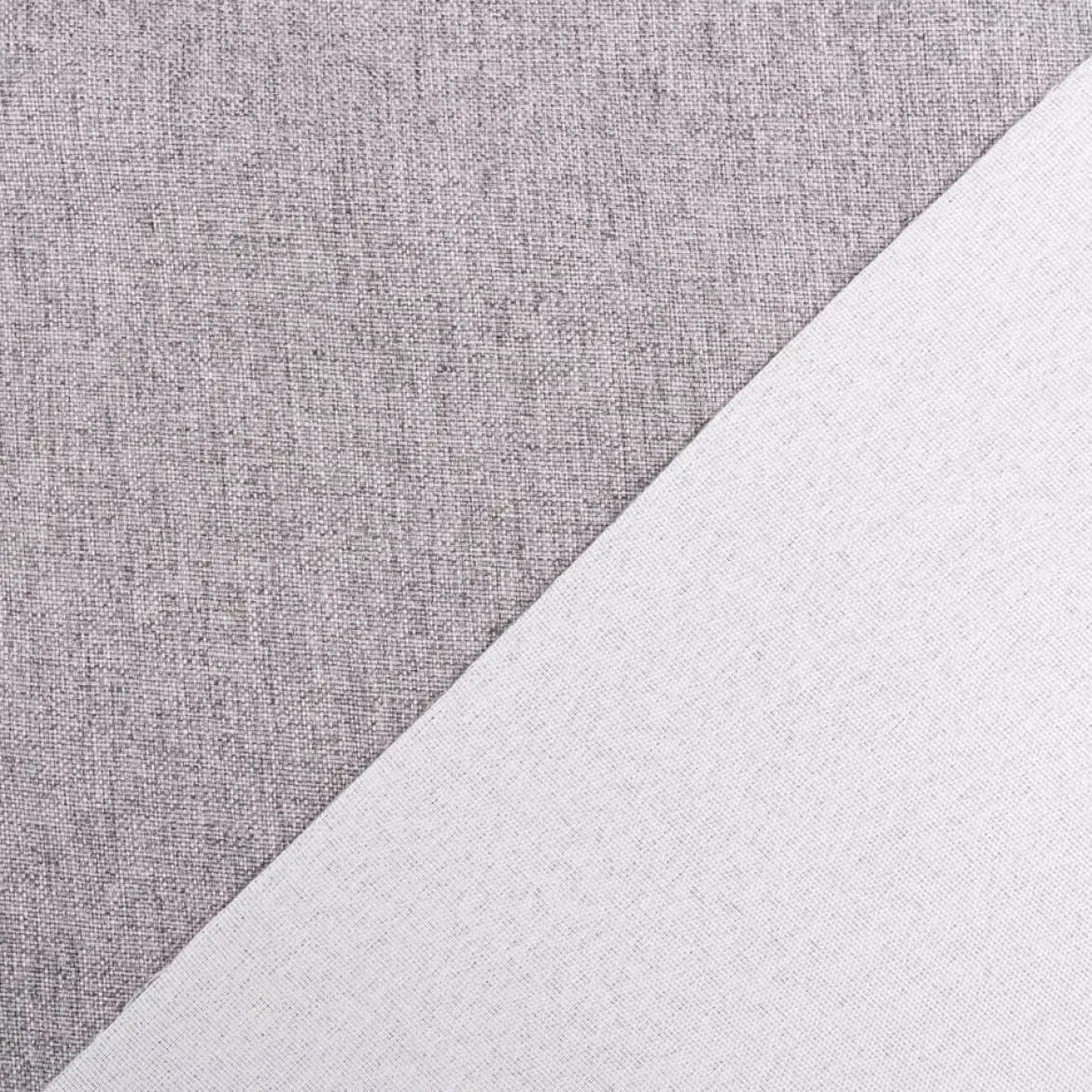 Polsterstoff Riva uni meliert Salz + Pfeffer grau 1,42m Breite