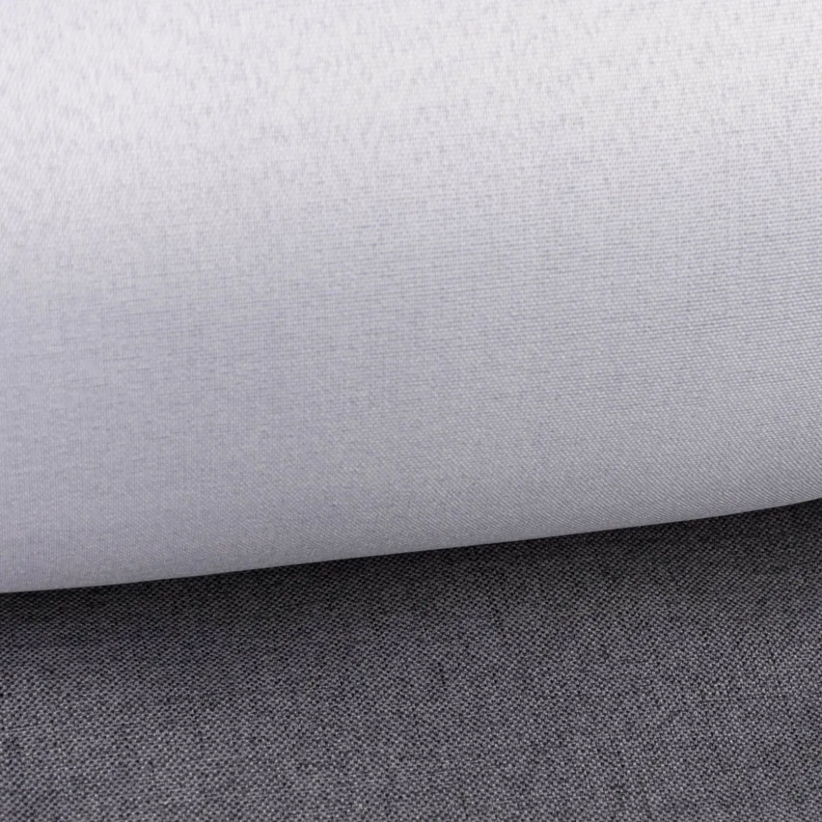 Polsterstoff Riva uni meliert dunkelgrau 1,42m Breite
