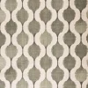 Polsterstoff Viskose Stoff Leinenstoff Dekostoff Premium Digitaldruck Nisha Retro natur grün 2,80m Breite