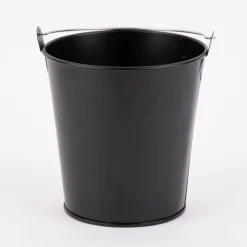 Pommeseimer Tasty Metall schwarz 12x12,5cm