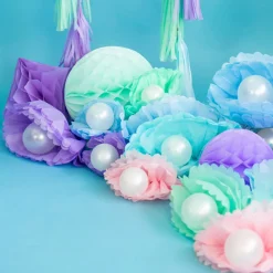 Pompom Seidenpapier hellrosa 25cm
