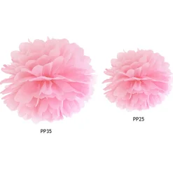 Pompom Seidenpapier hellrosa 25cm
