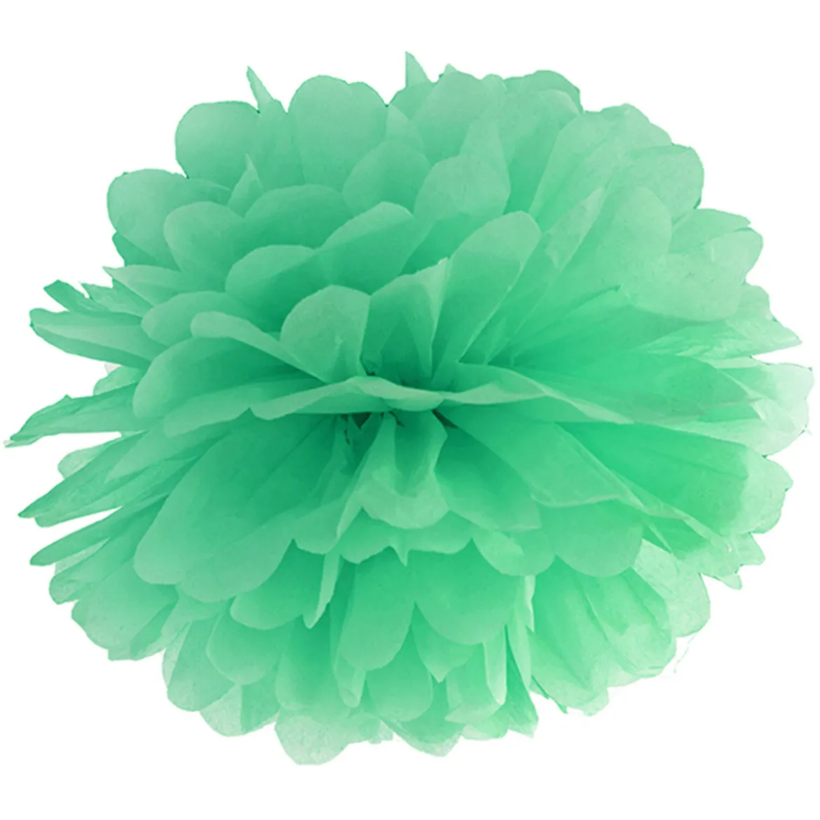 Pompom Seidenpapier mint 35cm