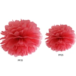 Pompom Seidenpapier rot 25cm