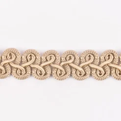 Posamentenband Zierband Wellen beige Breite: 1,5cm