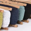 Posamentenborte Zierband Wellen aqua Breite: 1,5cm