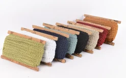 Posamentenborte Zierband Wellen rot Breite: 1,5cm