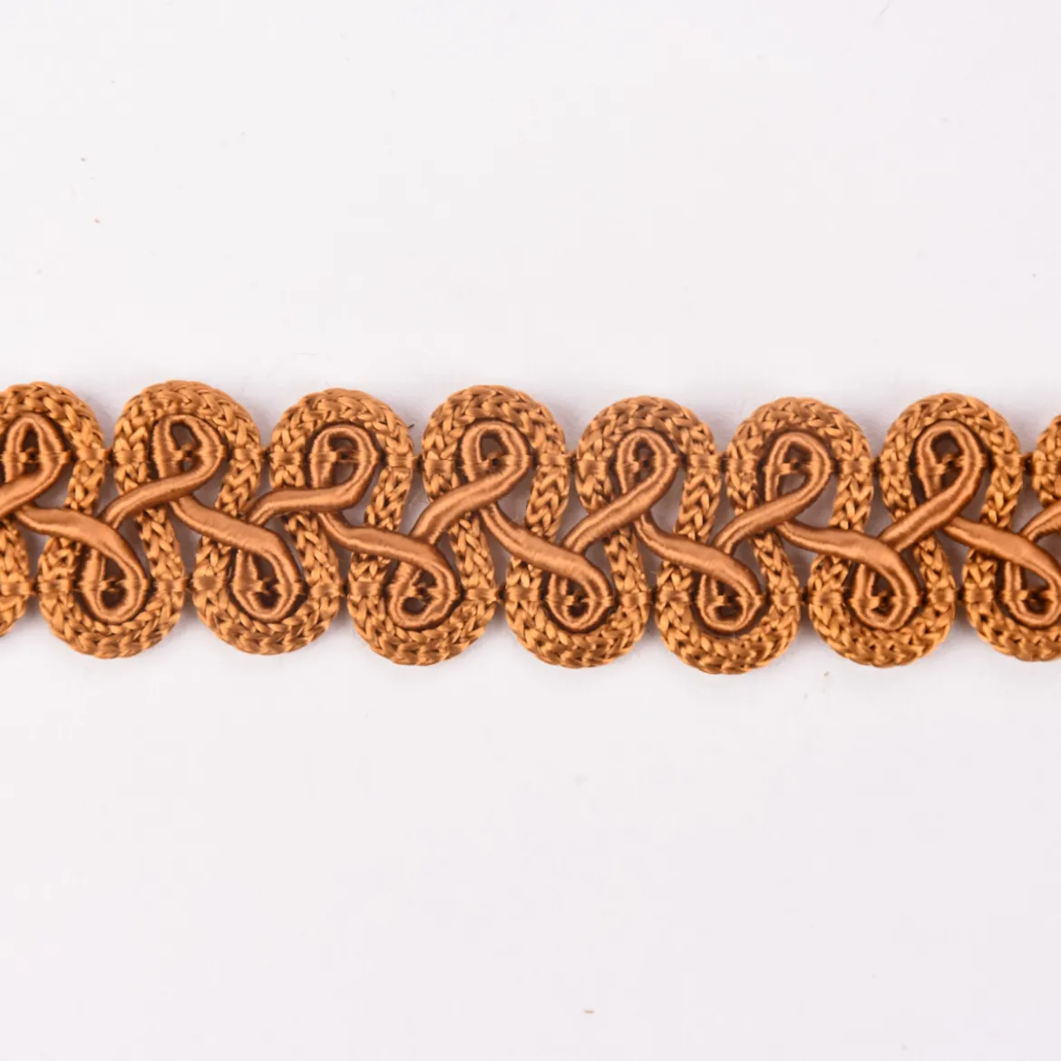 Posamentenborte Zierband Wellen ocker gelb Breite: 1,5cm