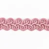 Posamentenborte Zierband Wellen altrosa Breite: 1,5cm