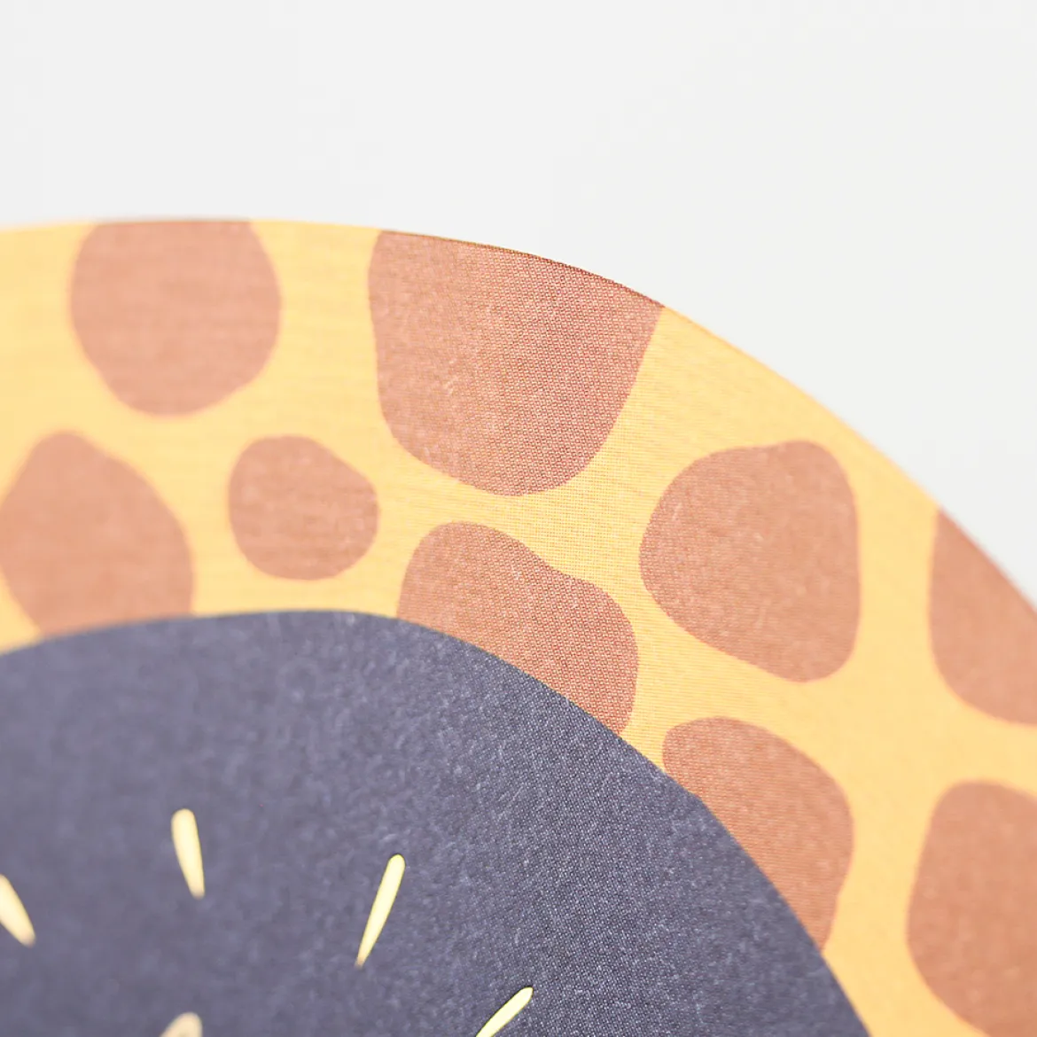 Postkarte ALLES GUTE ZUM GEBURTSTAG Giraffe blau gelb 105x148mm von Grafik Werkstatt