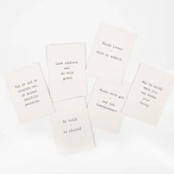 Postkarte Lass einfach mal zu weit gehen aus Pappe A6 von KEITCARDS